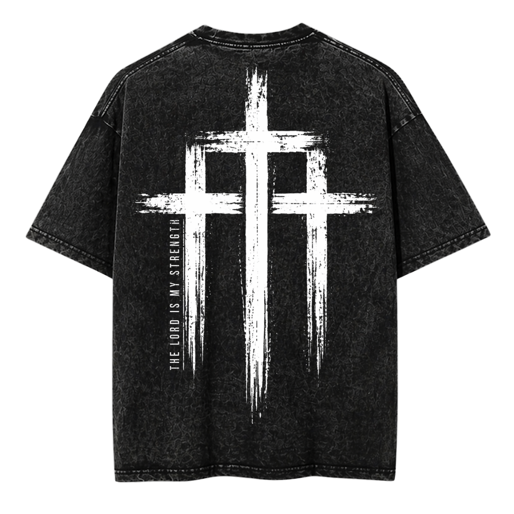 Lord is my Strength Tee [BLACK]