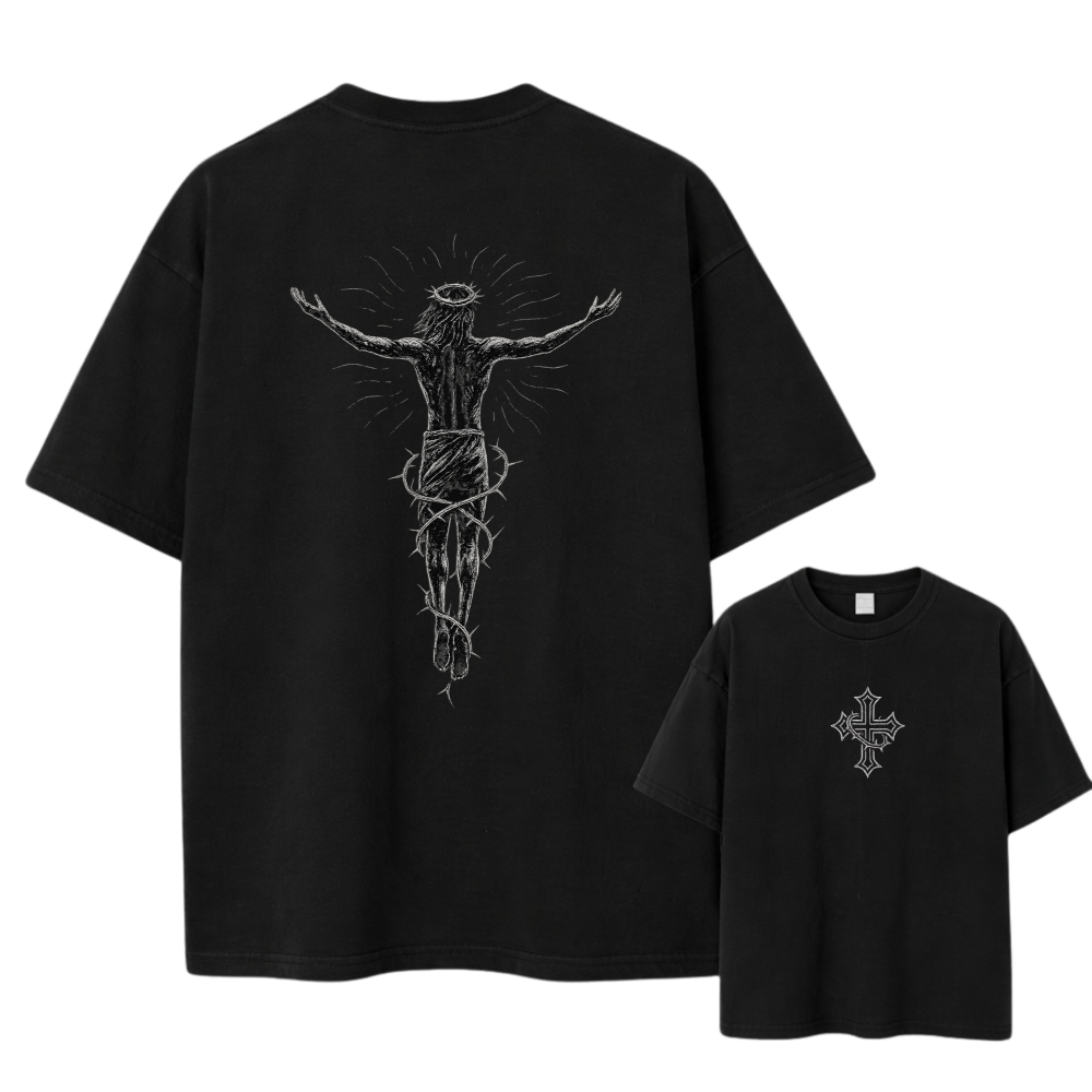 He is Risen Tee [PLAIN BLACK]