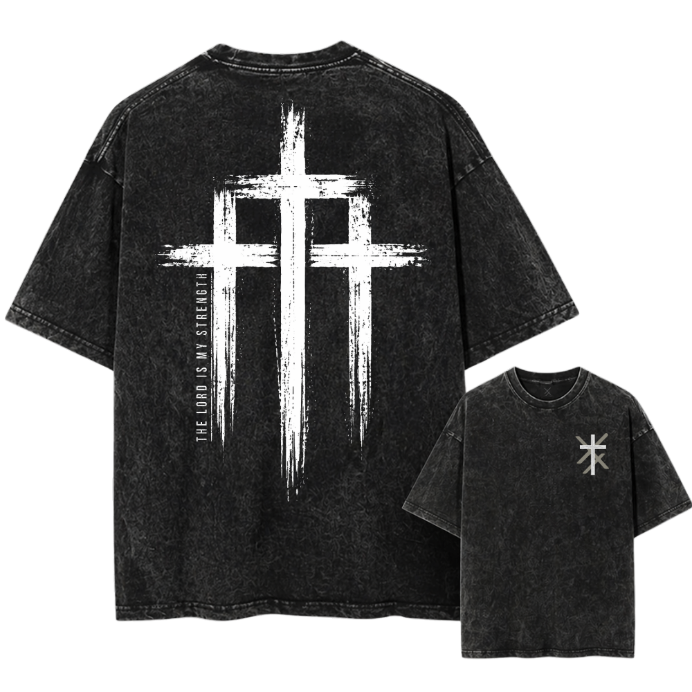 Lord is my Strength Tee [BLACK]
