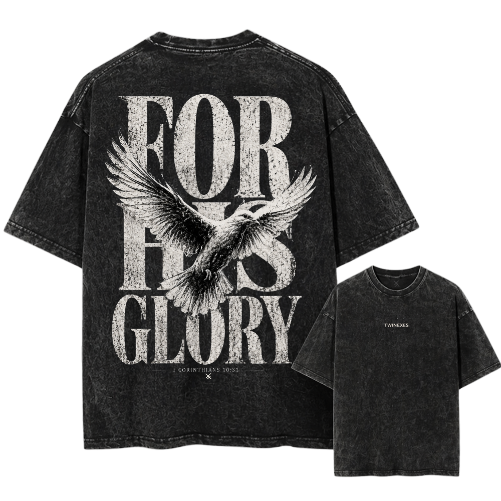 For His Glory Tee [BLACK]